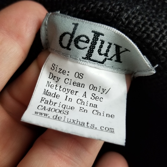 DELUX | linen & jute floral flower bucket hat - Picture 8 of 9